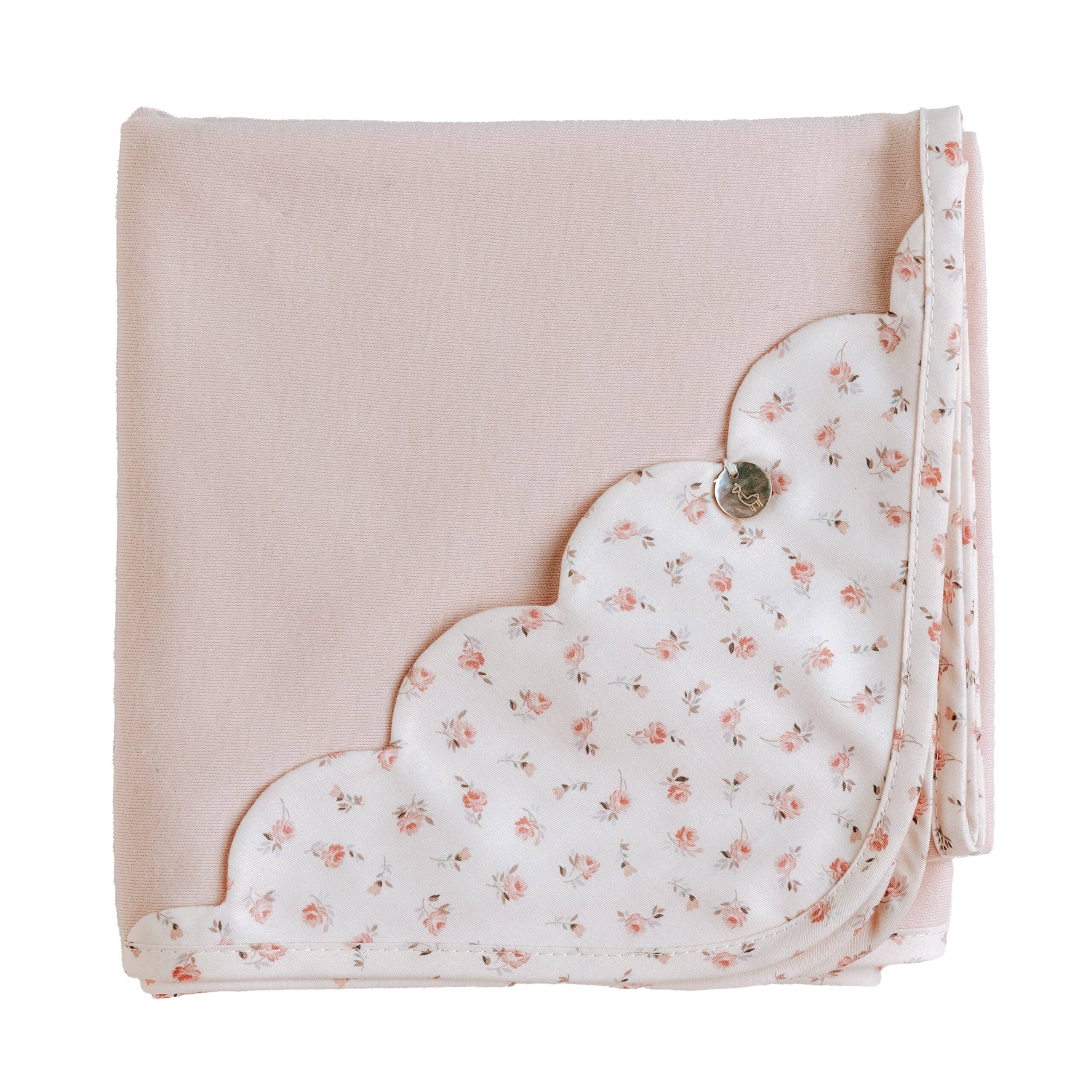 WIEG DEKENTJE FLORAL PINK | BABY GI