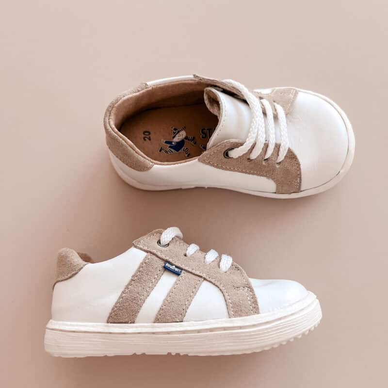 SNEAKER RAPHAËL WIT-BEIGE | STABIFOOT